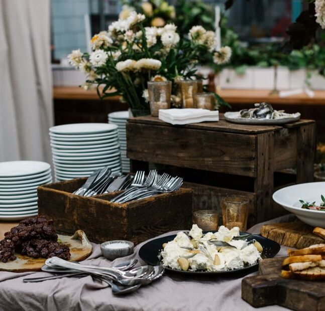 food on table | wedding venue melbourne | EAST ELEVATION